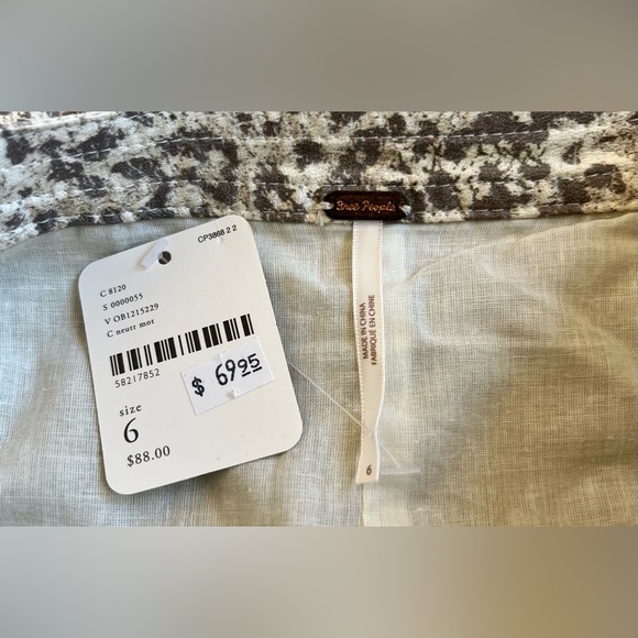NWT - Free People Fake Out Leopard Print Wrap Skirt (Sz 6) - Picture 6 of 6